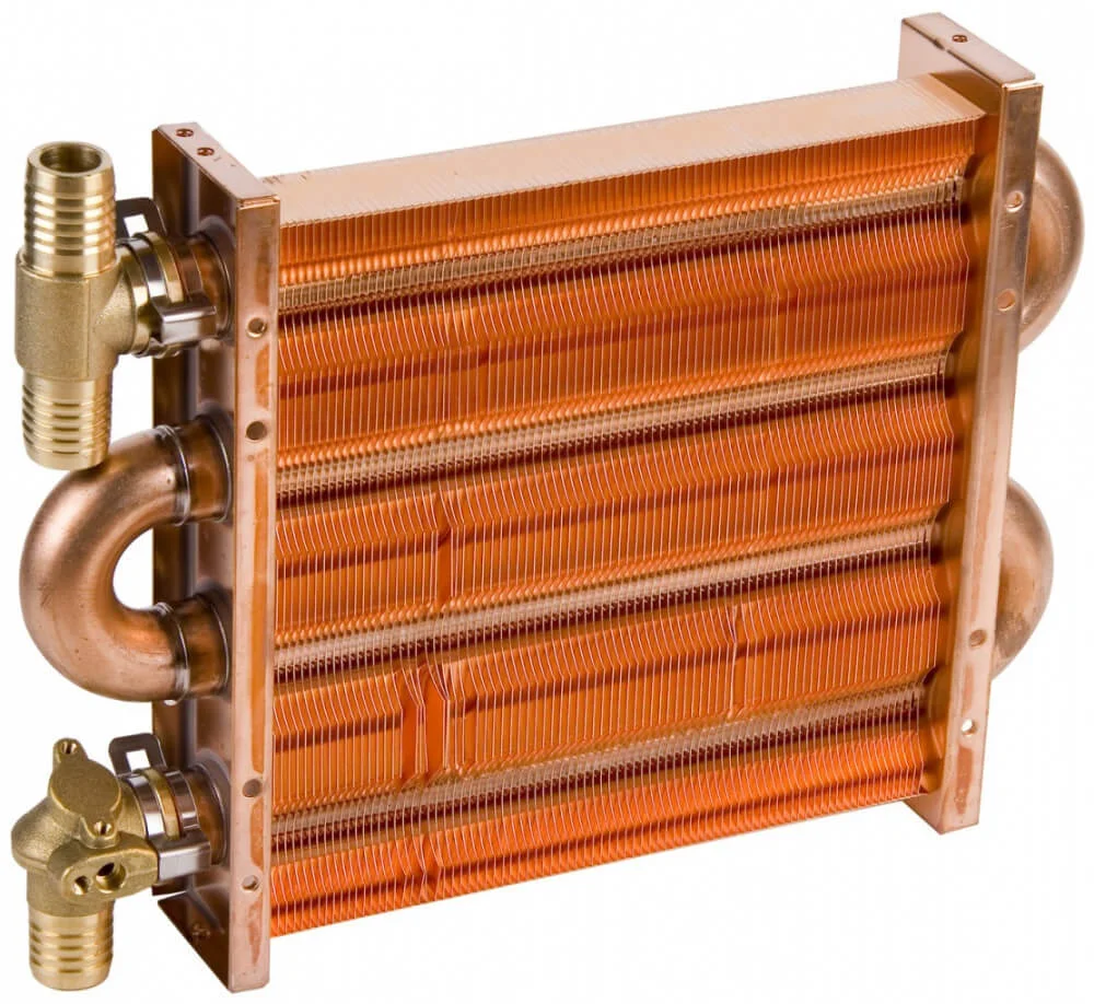 3387 Первинний теплообмінник 85 Fin (ICH/MSC) на газовий котел Daewoo Gasboiler