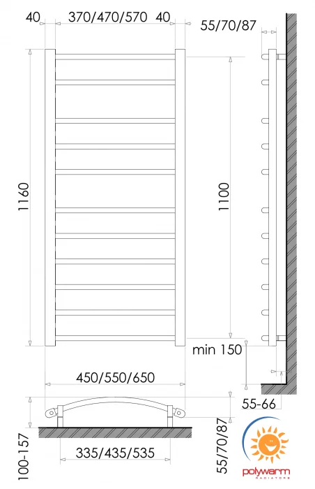 Рушникосушка Polywarm Welt EG 11/65 - фото 3