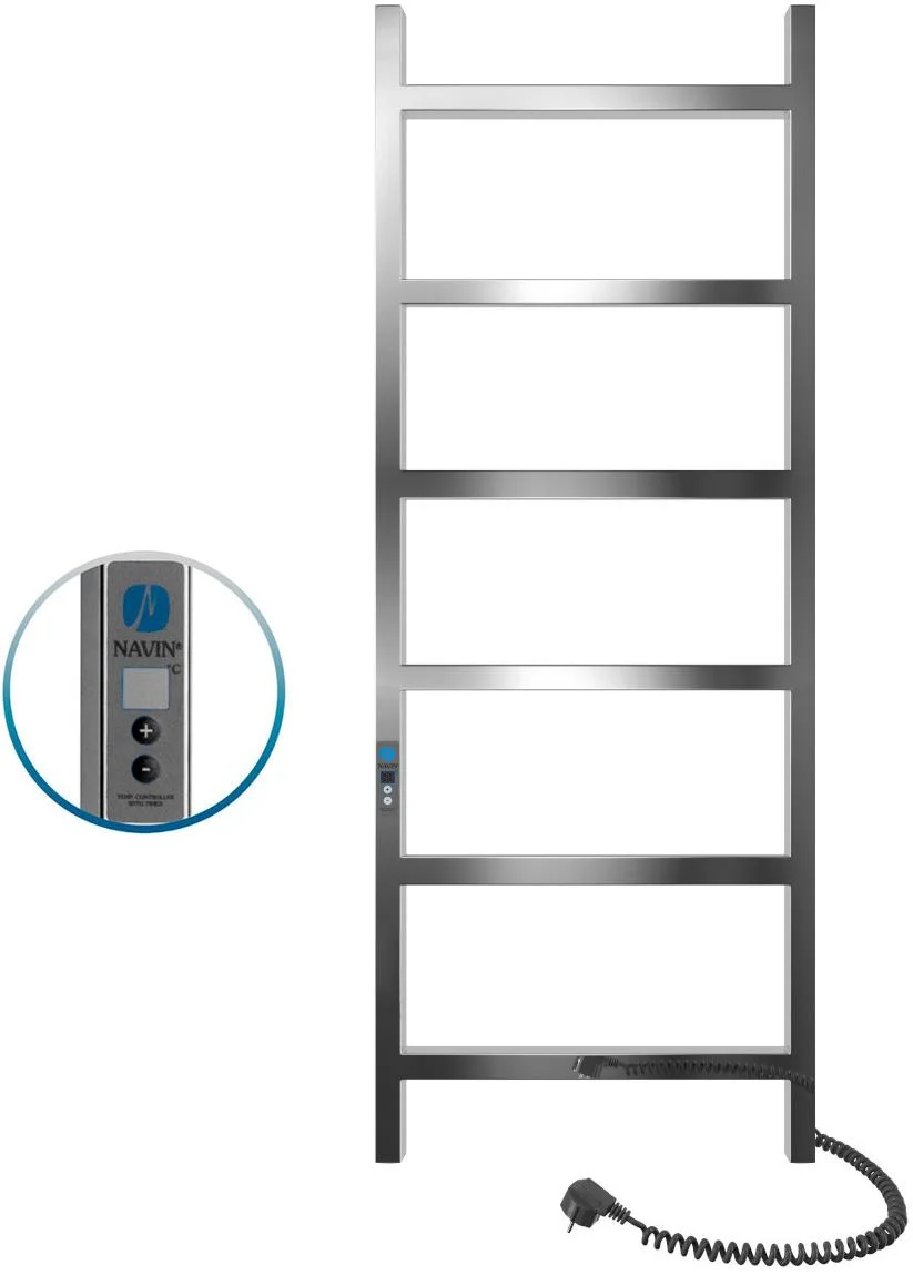 Рушникосушка електрична Navin Largo 500 х 1200 Digital нерж