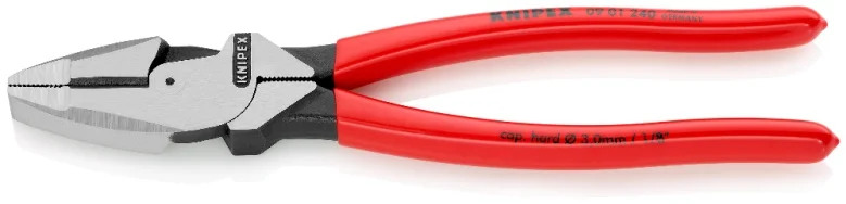 Пасатижі електромонтажника "Lineman's Pliers" Knipex L=240 мм (09 01 240)