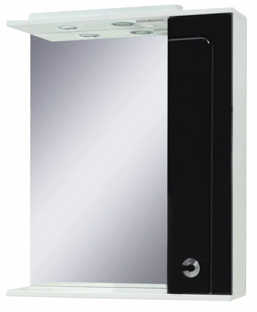 Дзеркало для ванни Sanservis Eliza 70 Чорний