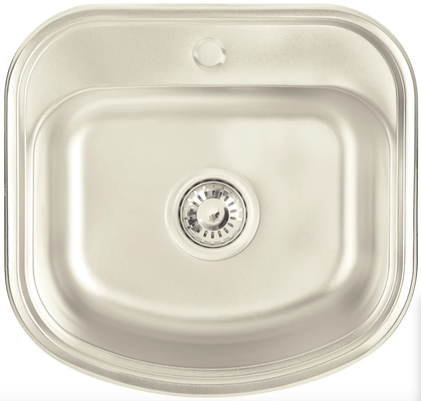 Кухонна мийка Lidz 4749 Satin 0,8 мм