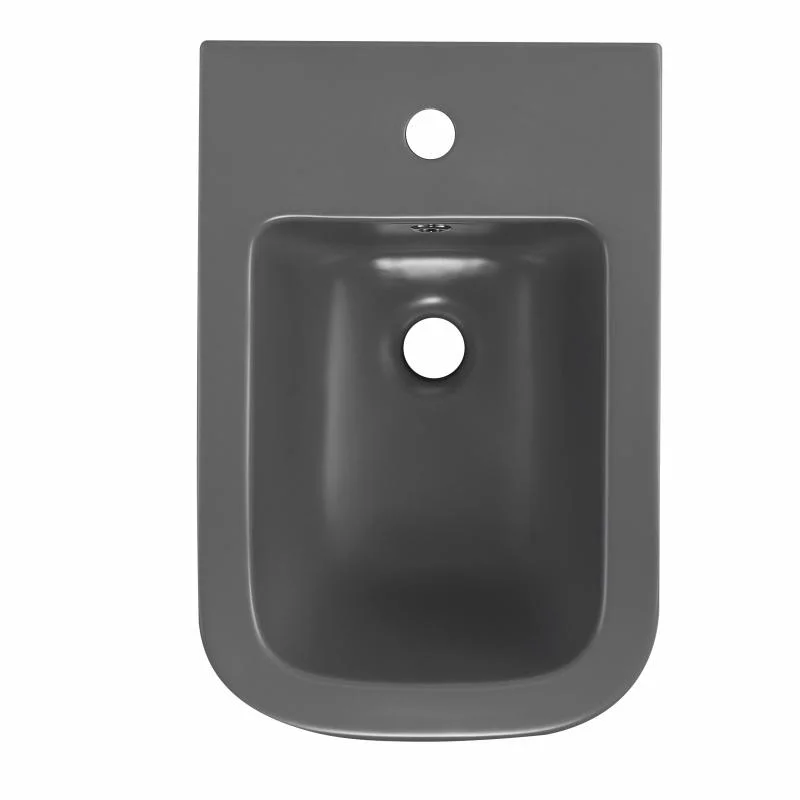 Біде підвісне Qtap Tern QT17551303GSG Кам’яно-сірий - фото 7