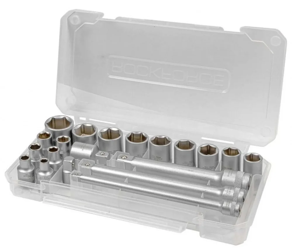 Набір головок 6-ти гранних 3/8" 20 предметів Rockforce (RF-3202-5)