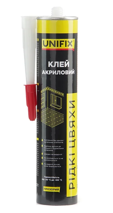 Рідкі цвяхи акрилові 280 мл Unifix Прозорі (951274)