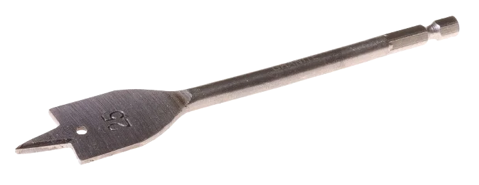 Перове свердло по дереву Ø 25 мм L152 мм з шестигранним хвостовиком 1/4" Granite (2-12-025)