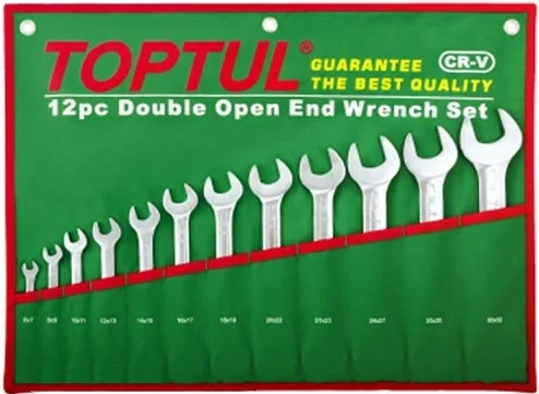 Набір ключів ріжкових Toptul 6-32 мм 12 од. (GAAA1206)