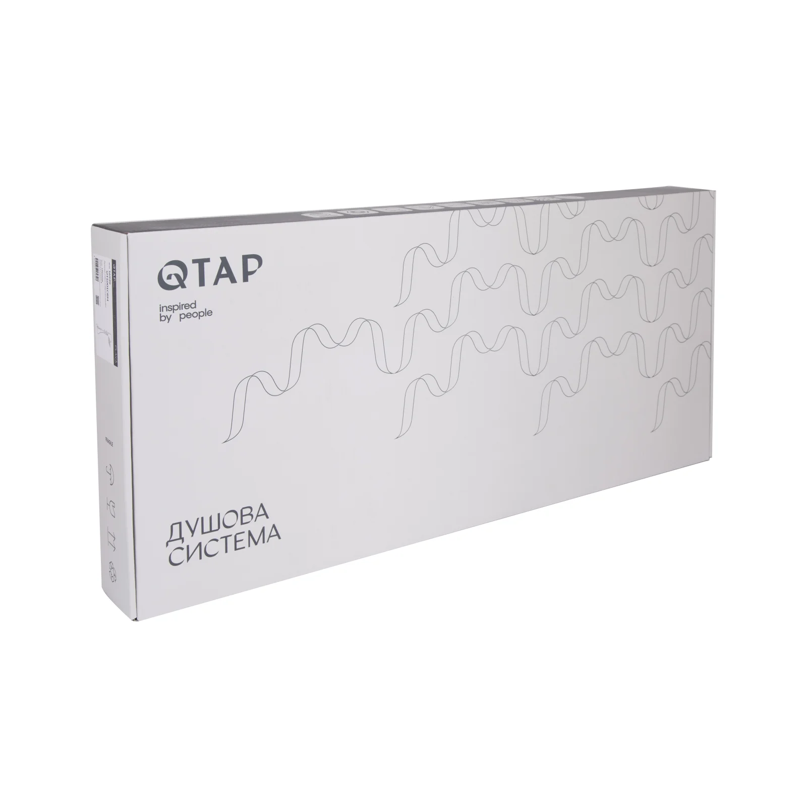 Душевая стойка Qtap Plava 1001 Хром / Белый - фото 8