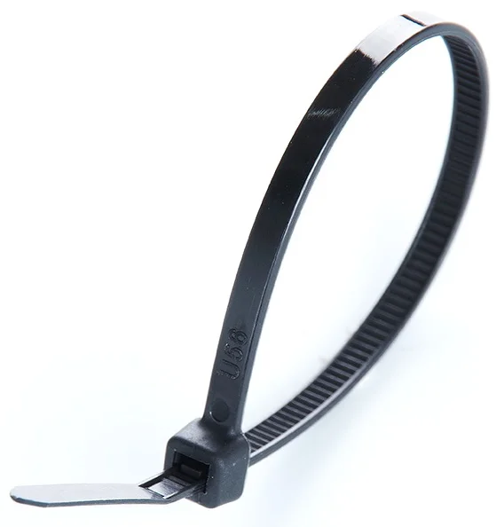 Кабельна стяжка багаторазова 5х200мм чорна (100 шт) Apro (STM-B5200)