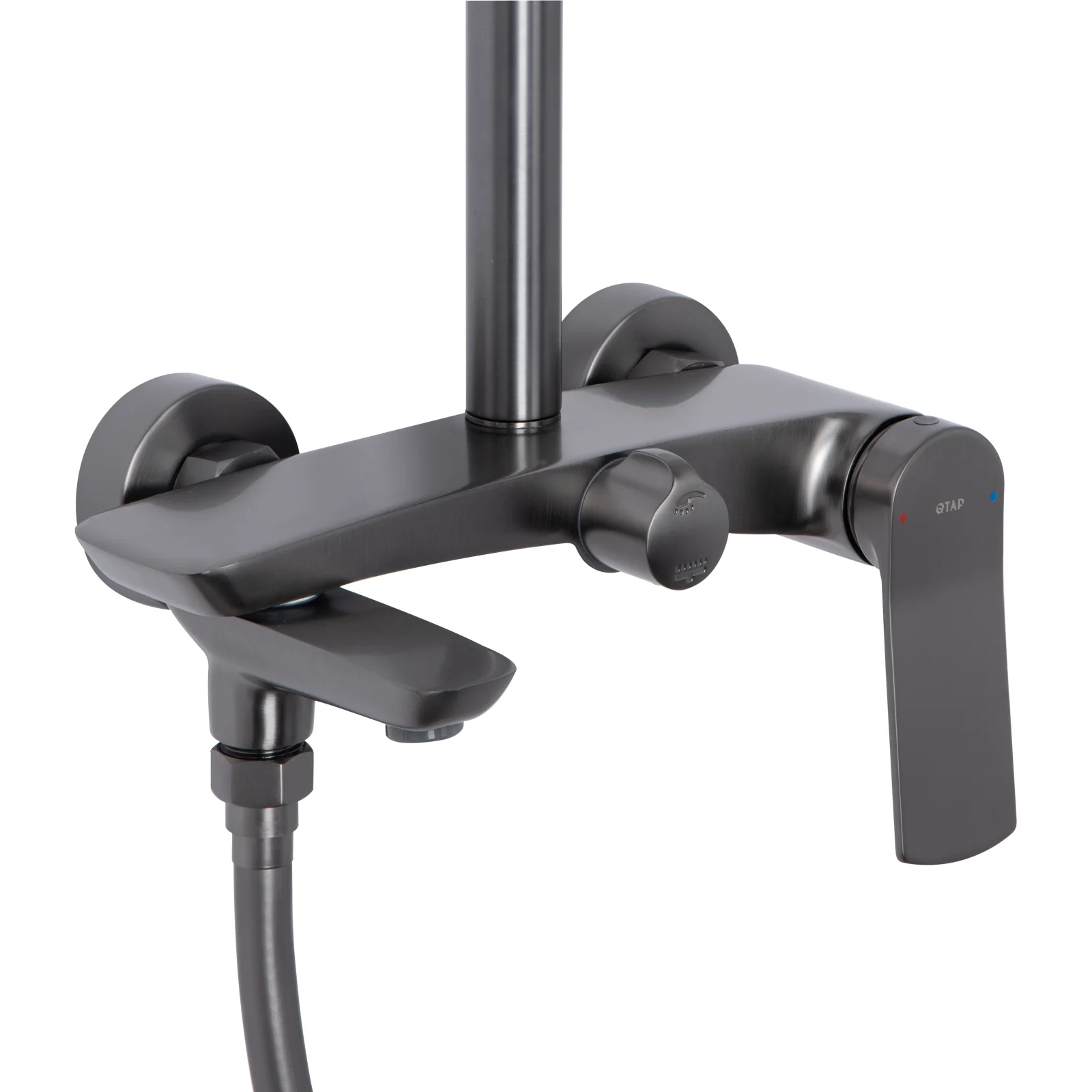 Душова система Qtap Slavonice QTSLA111GMB45910 Gunmetal Black PVD - фото 3