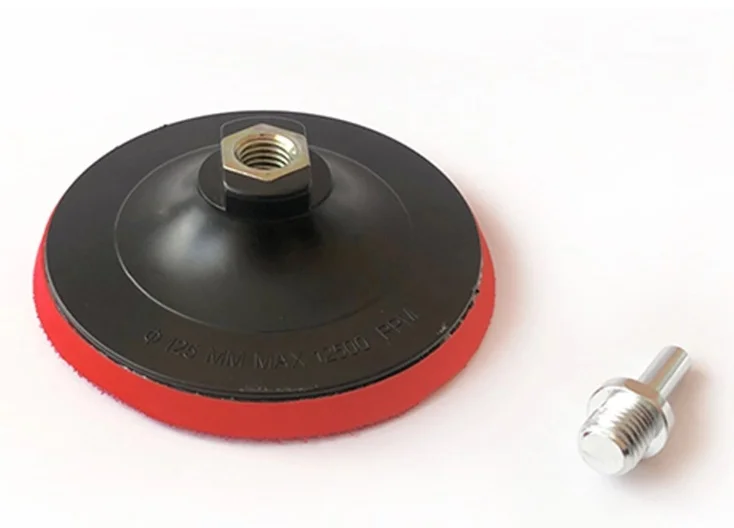 Шліфувальна підошва на липучці Ø 125х10мм Apro 828029