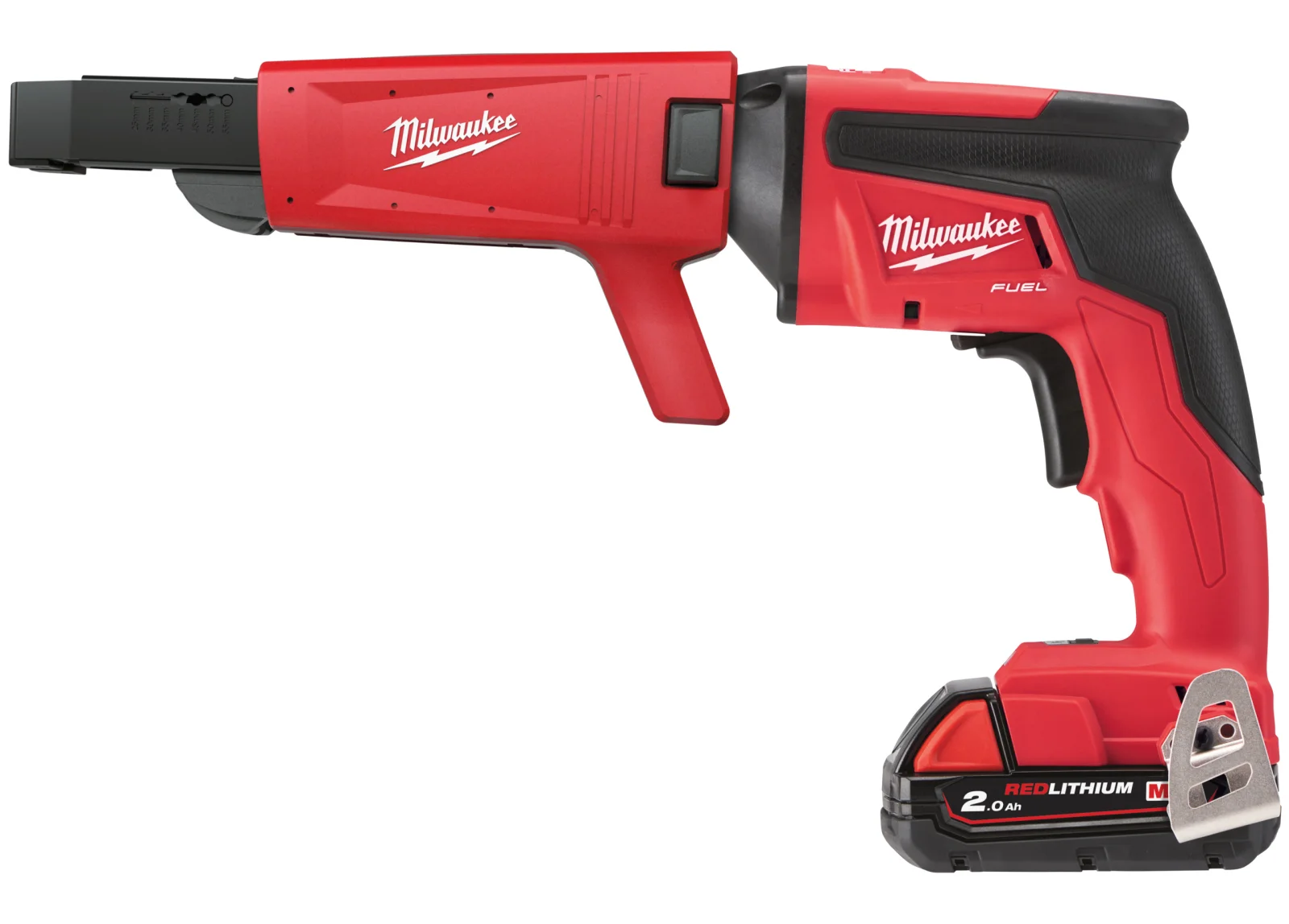 Шуруповерт для гіпсокартону з магазином акумуляторний Milwaukee M18 FSGC-202X (4933459199) - фото 2