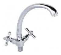 Змішувач для кухонної мийки Q-tap DOMINOX CRM-273 f CERAMIC