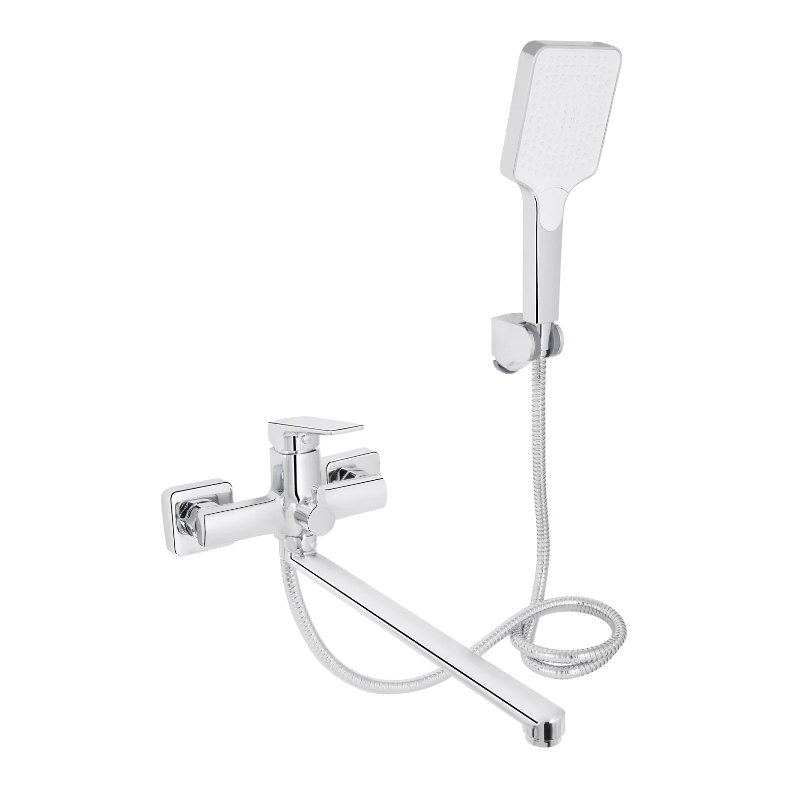 Смеситель для ванны Qtap Crow 260 Хром