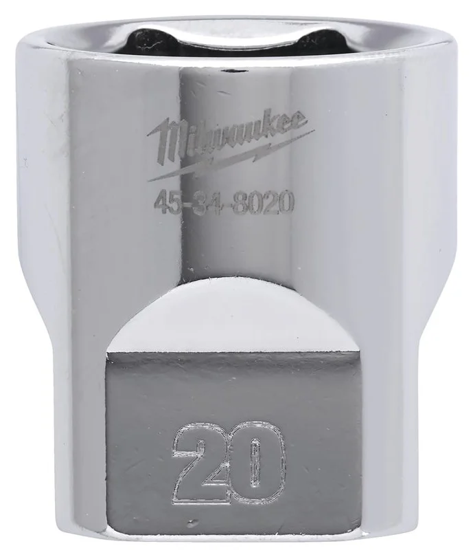 Головка Milwaukee 3/8" 20мм 6-гранна (4932479996)