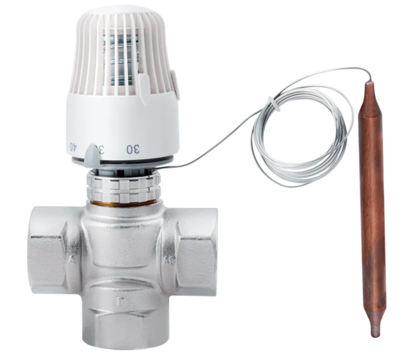 Клапан трехходовой Thermo Alliance 1" (SF362W25) с термоголовкой