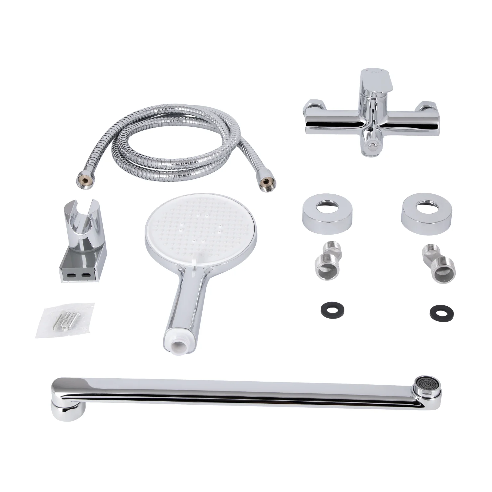 Смеситель для ванны Qtap Evia QTEVI260CRM47579 Хром - фото 5