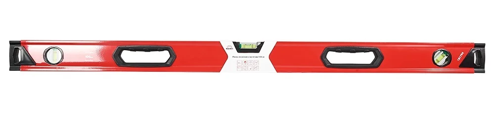 Рівень 3 капсули алюмінієва рамка з магнітами 100 см Vitals Master (181794)