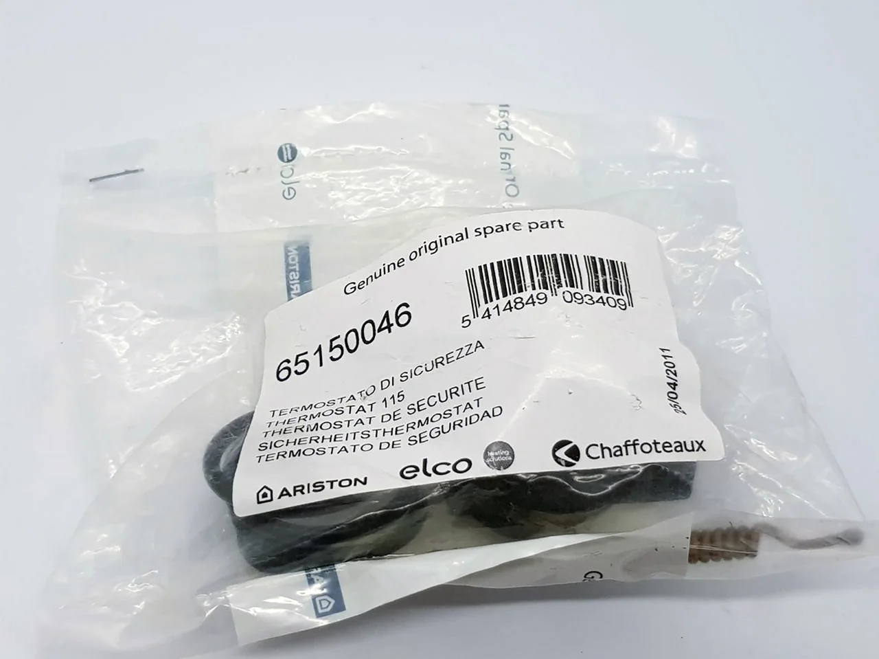 65150046 Термостат безопасности для водонагревателей Ariston Ti-Shape 50, 80, 100 V(H) QB - фото 7