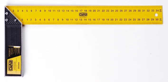 Кутник будівельний 350 мм сталевий Сила (500807)