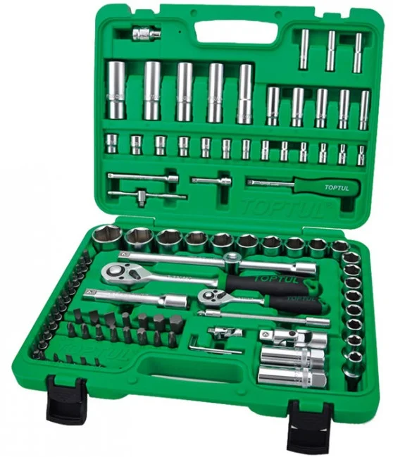 Набір інструментів Toptul 1/2"+1/4" 94 од. 6-гранний (GCAI094R)