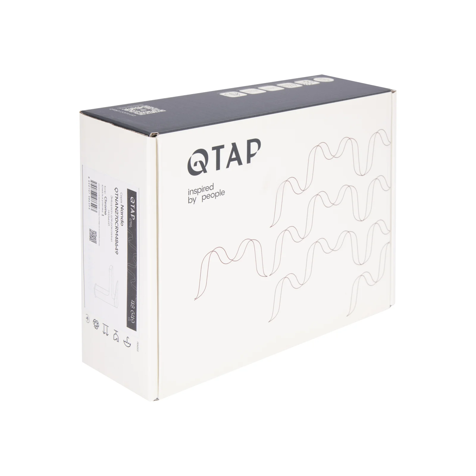 Змішувач для раковини Qtap Nando 270 Хром - фото 8