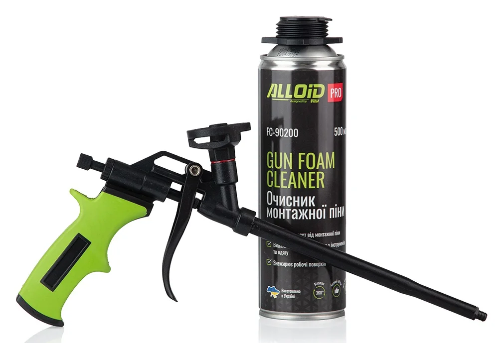 Комплект Пістолет+ Очисник для піни Alloid (GF-0523+FC-90200)