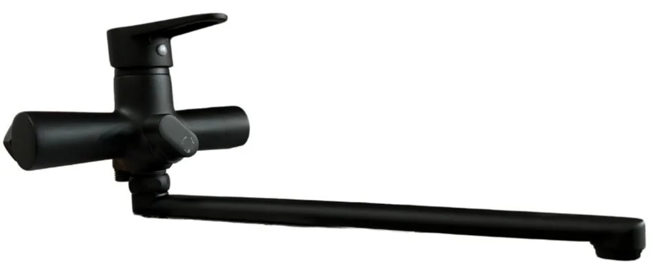 Змішувач для ванни Lidz Nicole 005 Black (k35) - фото 3
