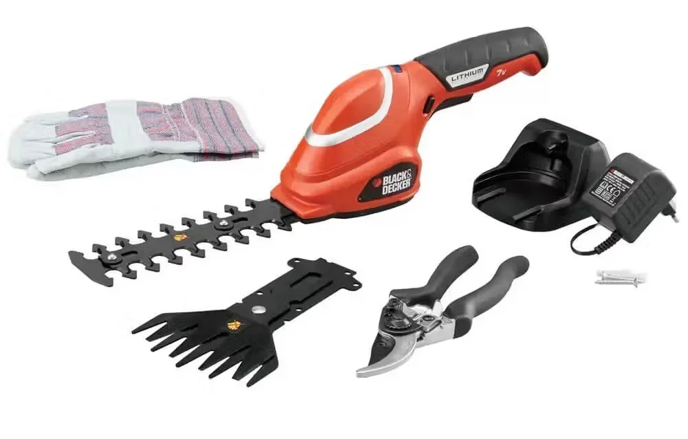 Кусторез-ножницы аккумуляторные Black+Decker GSL700KIT