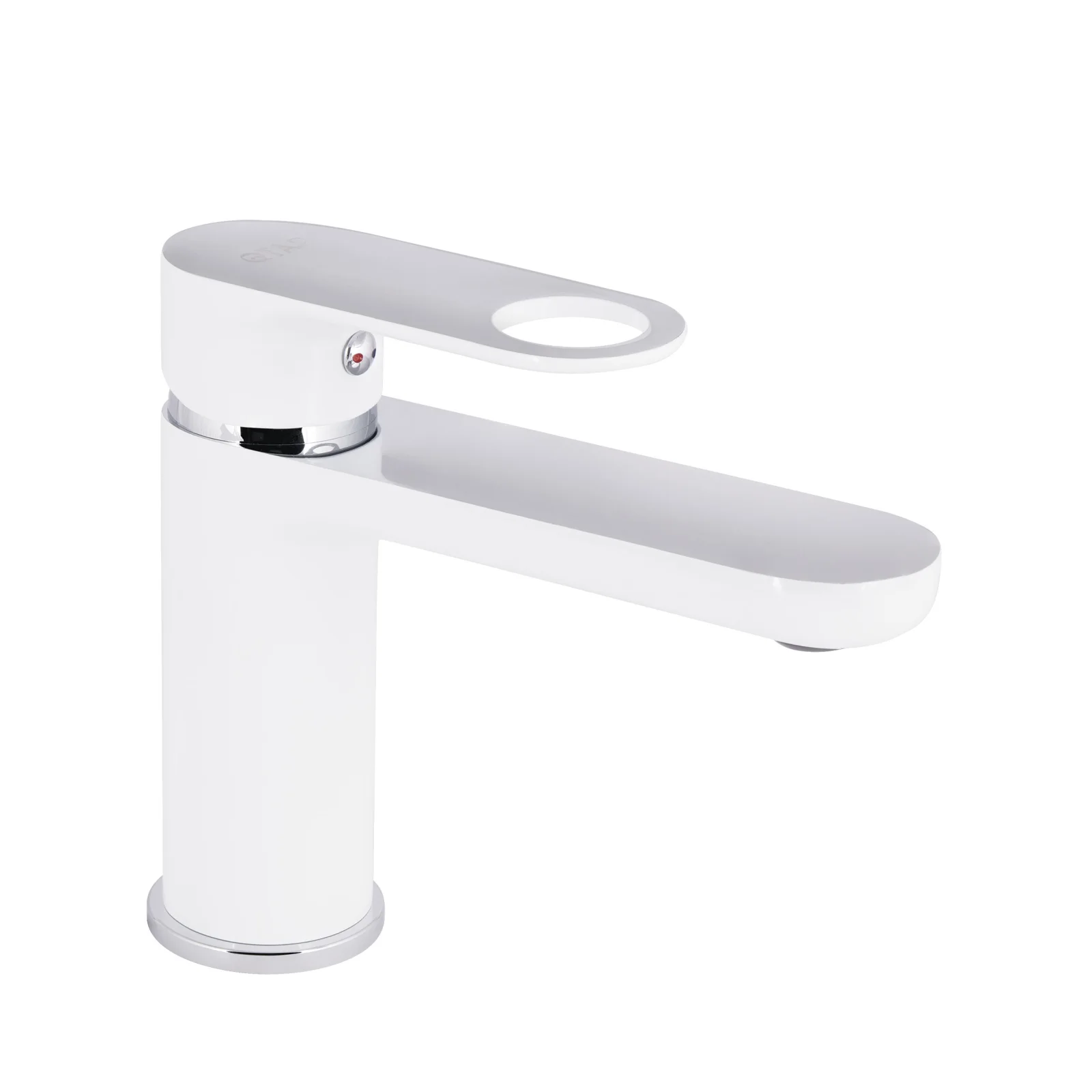 Смеситель для раковины Qtap Jay 270 Хром / Белый