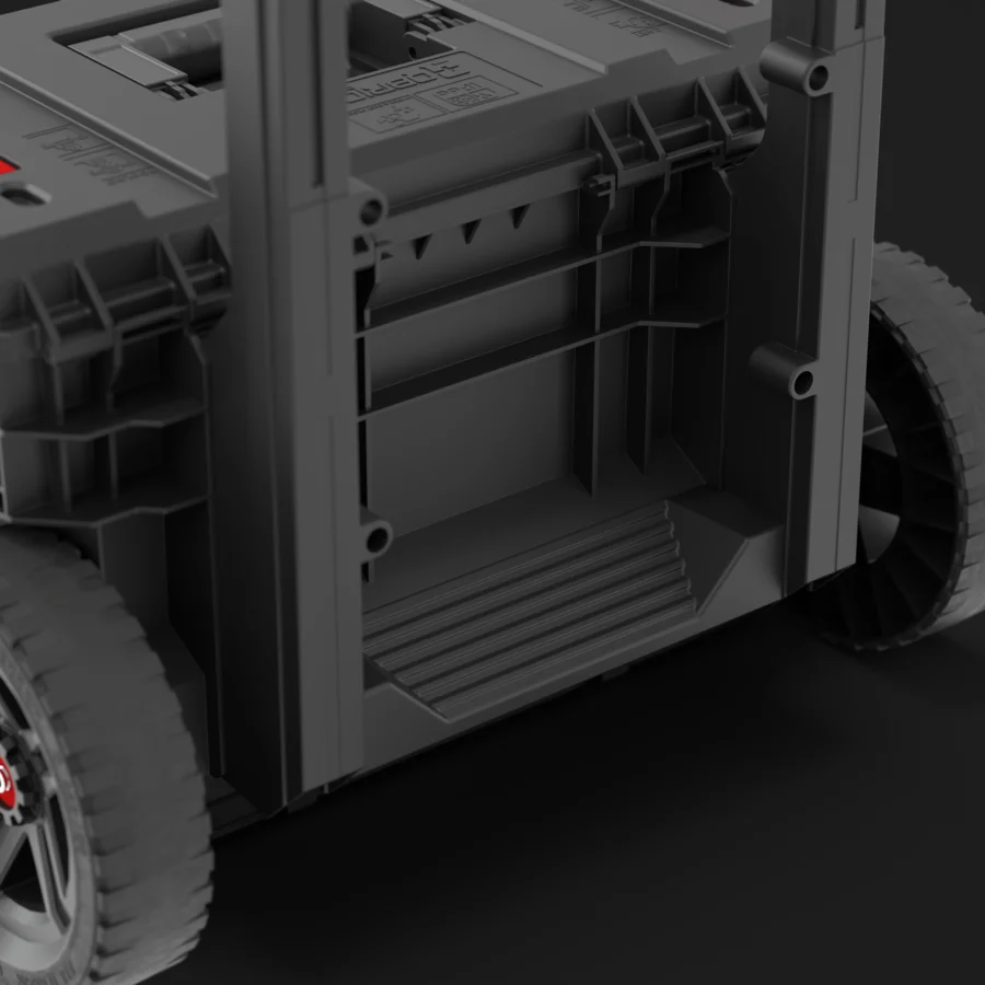 Ящик для инструментов на колесах Qbrick System PRIME Cart (SKRWQCPRIMCZAPG003) - фото 8