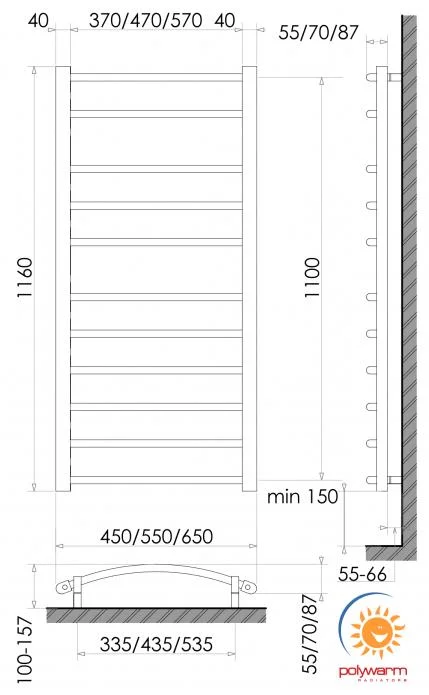 Рушникосушка Polywarm Welt EG 11/45