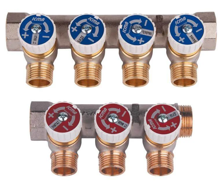 Колектор Icma 1" 3 виходи №228