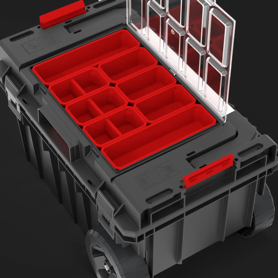 Ящик для инструментов на колесах Qbrick System ONE Trolley Expert (SKRWQONETECZAPG001) - фото 9