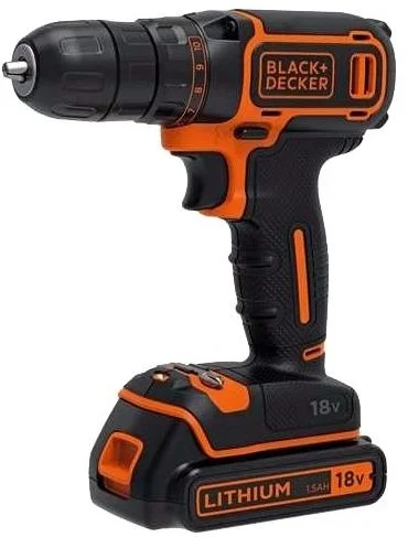 Акумуляторний шуруповерт Black&Decker BDCDC18KB-QW