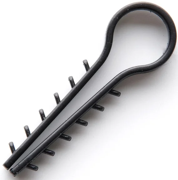 Дюбель-ялинка для круглих дротів Ø10 мм чорна Apro (100 шт) (FT-10B)