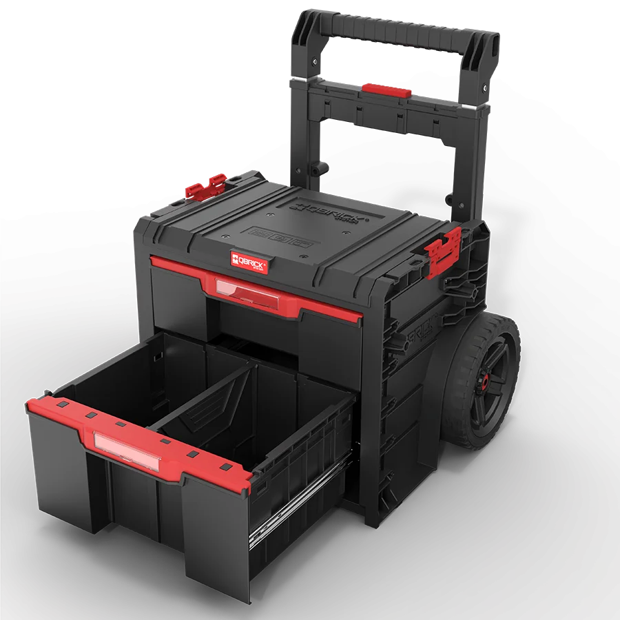 Ящик для инструментов на колесах Qbrick System PRO CART 2.0 PLUS DRAWER 2 (SKRWQCP2PD2CZAPG001) - фото 11