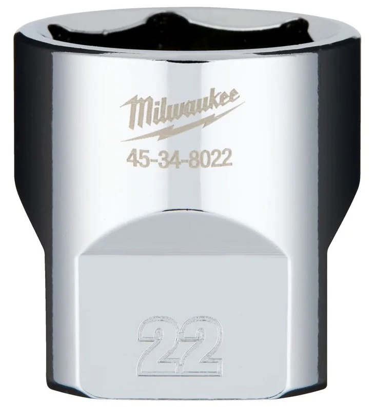 Головка Milwaukee 3/8" 22мм 6-гранна (4932479998)