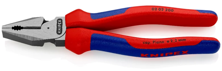 Пасатижі комбіновані особливої потужності Knipex L=200 мм (02 02 200)