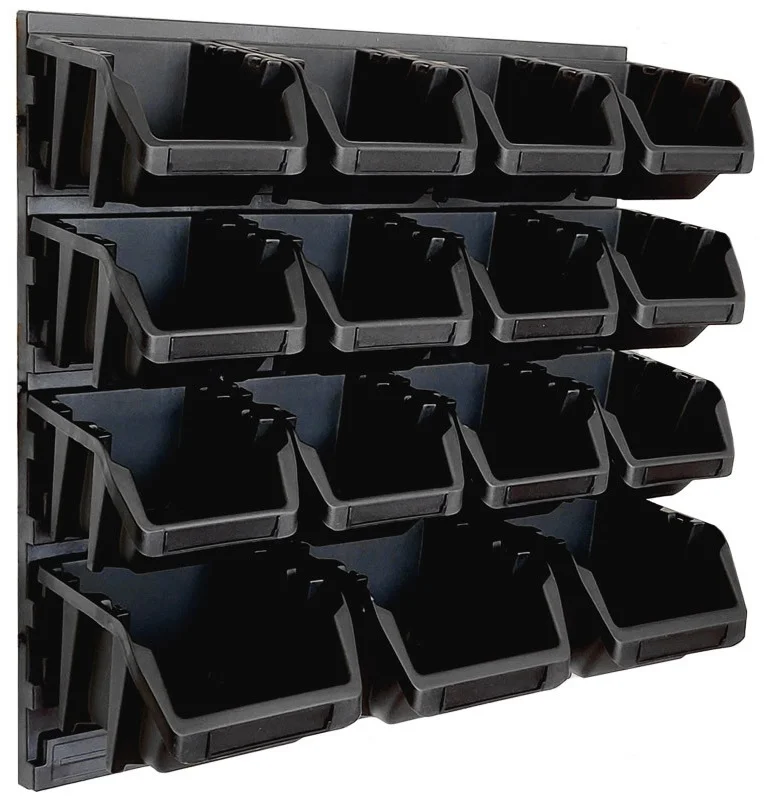 Панель з контейнерами Kistenberg 39х39см + 15 лотків (KS-kit131-kbis)