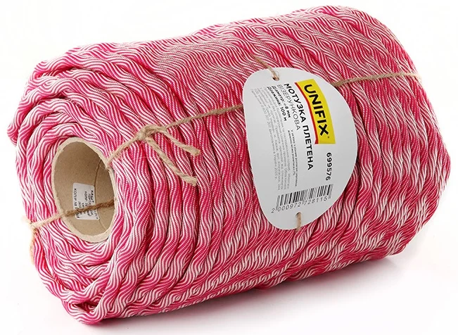 Мотузка плетена візерункова 100м 6мм Unifix (699574)