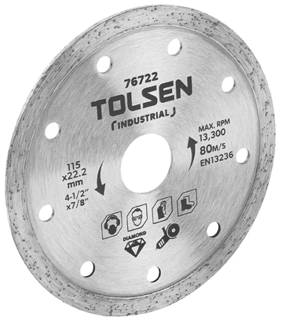 Диск алмазний 125×7.5×22.2 мм Tolsen (76723)
