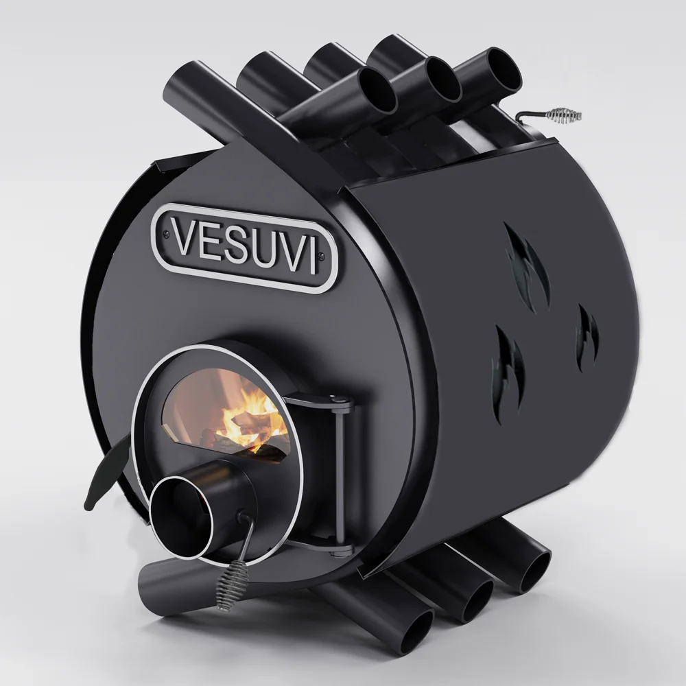Печь-булерьян Vesuvi classic тип 00 (стекло + перфорация) 6 кВт - фото 2