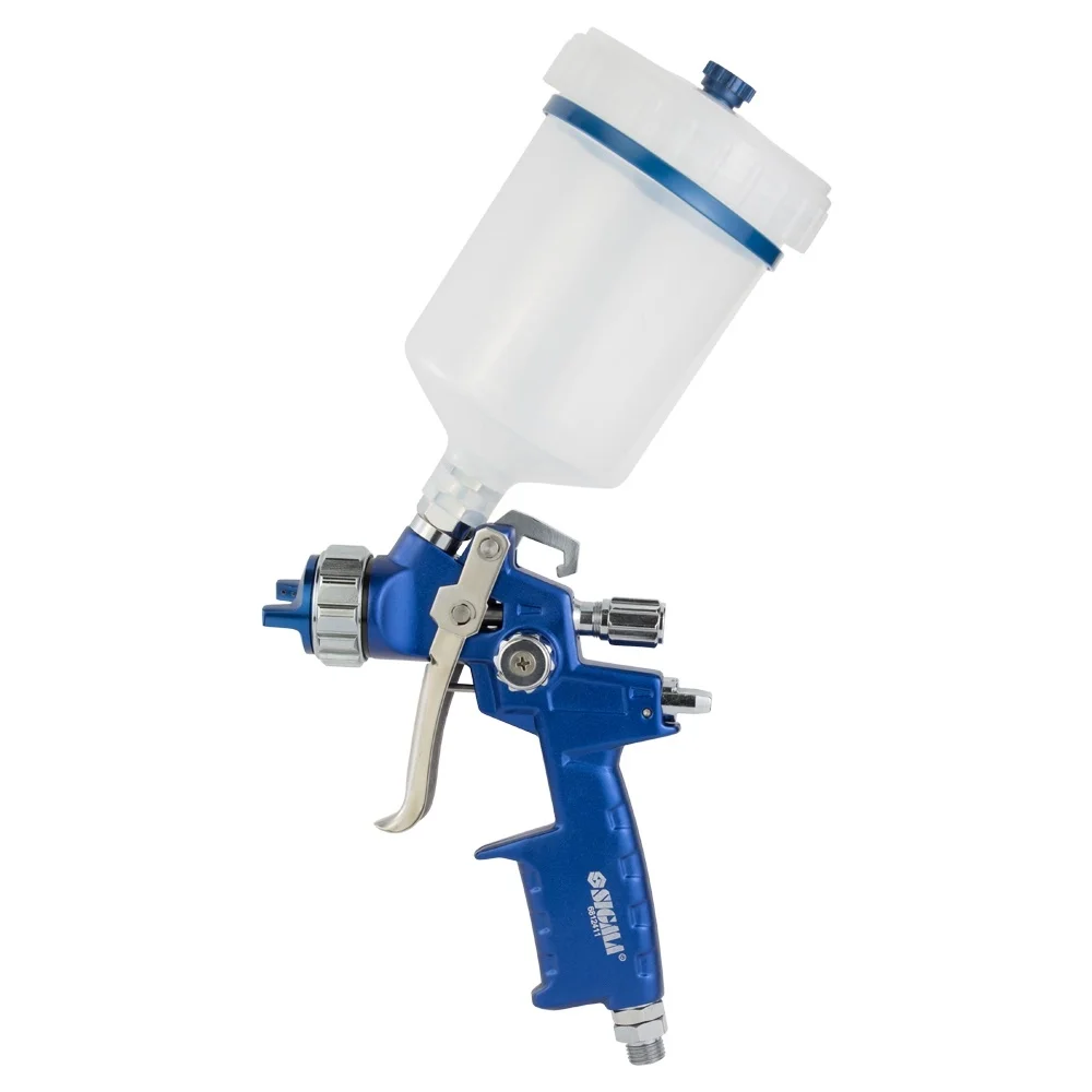 Фарборозпилювач HVLP Ø 1.7 (хром) з в/б (пласт) 500 мл Refine Sigma (6812411)