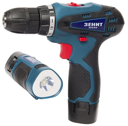 Шуруповерт акумуляторний Зеніт ЗША-1213 Ф Профі (843862)