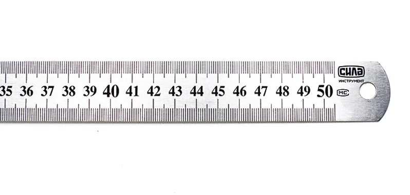 Лінійка з нержавіючої сталі 500мм Сила (500800)