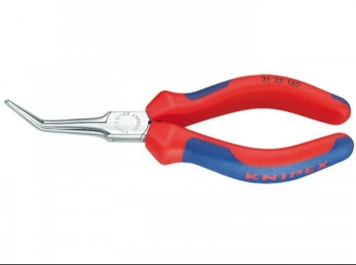Плоскогубці захватні (гострогубці) з наконечниками під кутом 45° Knipex L=160 мм (31 25 160)