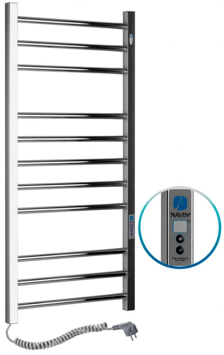 Рушникосушка електрична Navin Класік Квадро 500 х 1000 Digital нерж