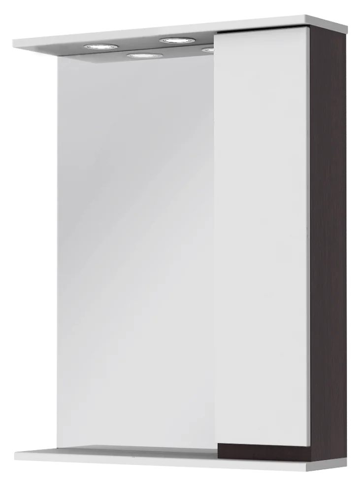 Дзеркало для ванни Ювента Моніка МШНЗ 2-65 Венге (праве)