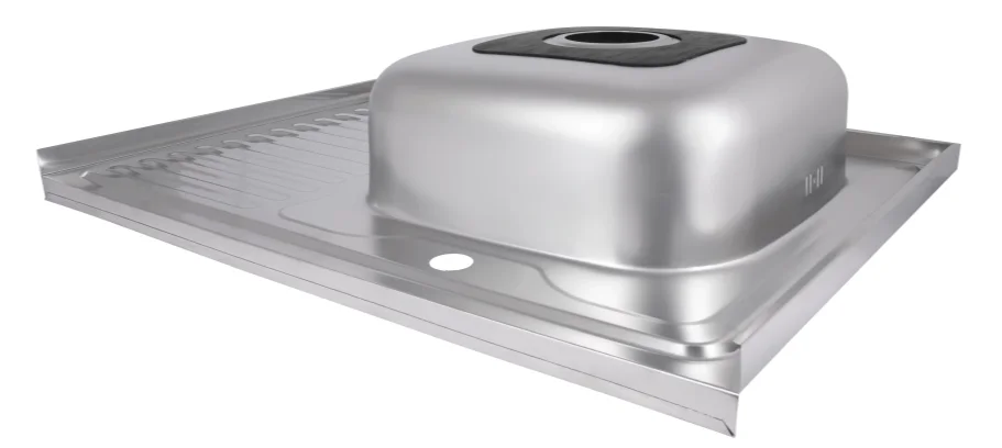 Кухонна мийка Brinex 6080-R (satin) 0,6 мм